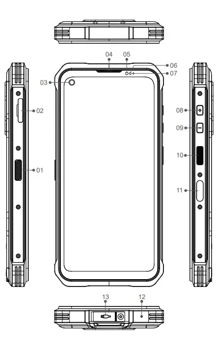 DOOGEE V10 Pre-Order Best Rugged Phone Dual 5G Phone User Manual - Product Overview