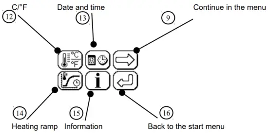 WASSERMANN V0132 Polymerisation Unit Wapo Mat III - Menu 2