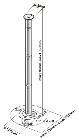Neomounts BEAMER C200 Projector Mount