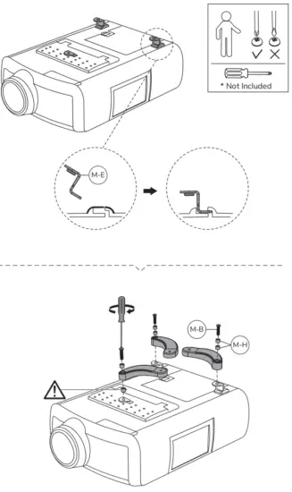 Neomounts BEAMER C200 Projector Mount - FOR PHILIPS