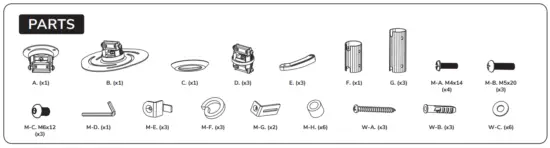 Neomounts BEAMER C200 Projector Mount - Fig1