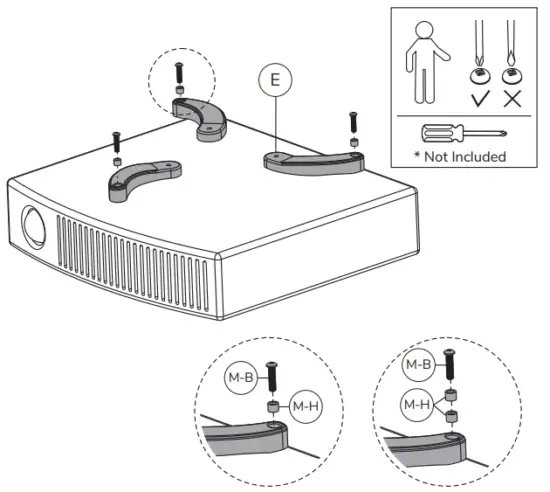 Neomounts BEAMER C200 Projector Mount - OPTION