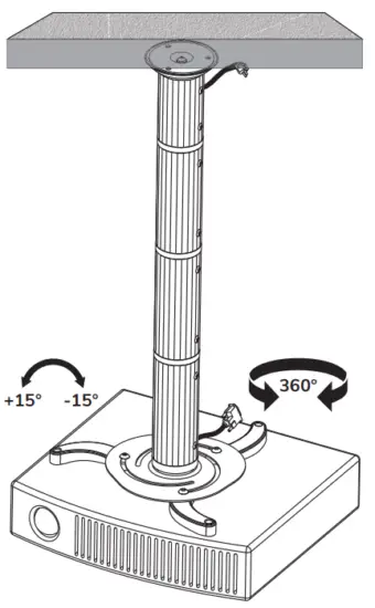 Neomounts BEAMER C200 Projector Mount - STEP 10