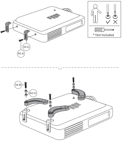 Neomounts BEAMER C200 Projector Mount - STEP 7