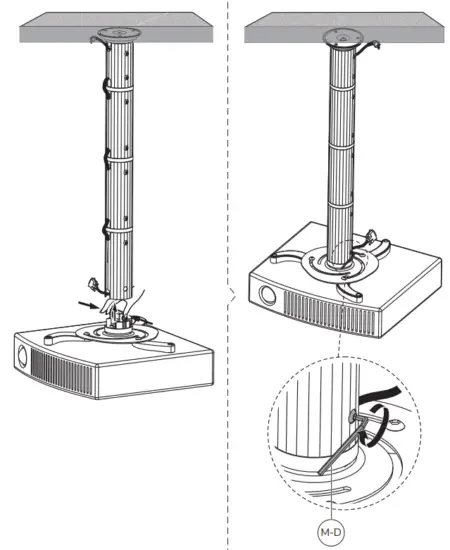 Neomounts BEAMER C200 Projector Mount - STEP 9