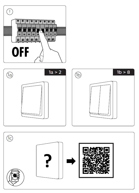PHILIPS PHL443132 Wall Switch Module 3