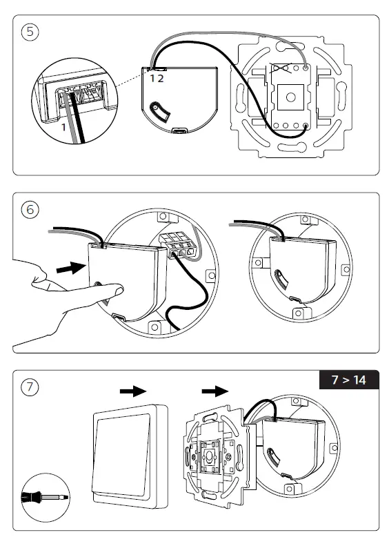 PHILIPS PHL443132 Wall Switch Module 5