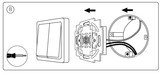 PHILIPS PHL443132 Wall Switch Module 6
