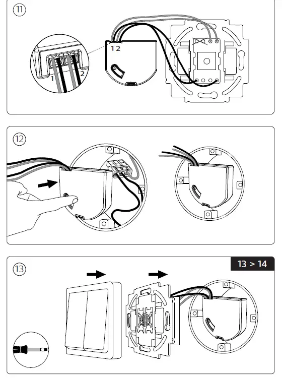 PHILIPS PHL443132 Wall Switch Module 9