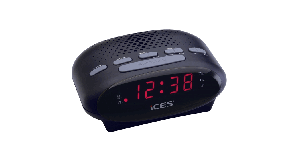 Ices Icr-210 Radio Alarm Clock User Manual