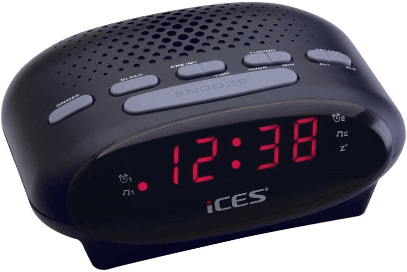 iCES ICR 210 Radio Alarm Clock