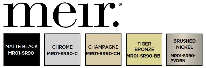 meir Round Single Rail - meir