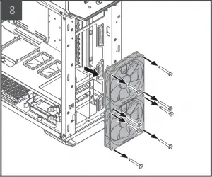 Front-Radiator-Installation-(360mm)-illustration