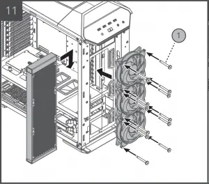Front-Radiator-Installation-(360mm)-illustration
