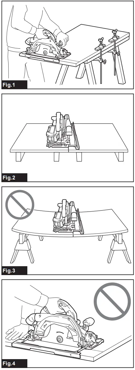 makita HS009G Cordless Circular Saw - Fig 1