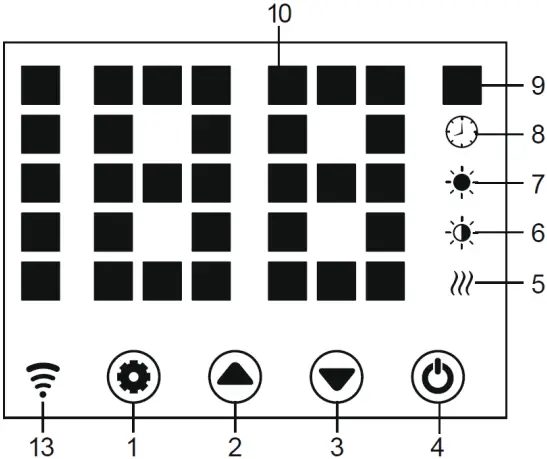 KLARSTEIN 10034390 - CONTROL PANEL 1