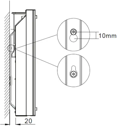 KLARSTEIN 10034390 - Take down from the wall