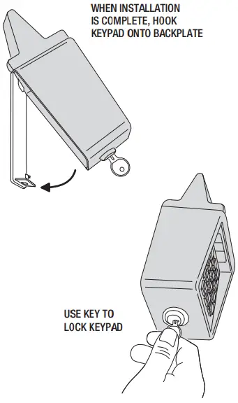 MDKP EF400208 WIRELESS KEYPAD TRANSMITTER 5