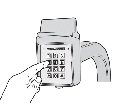 MDKP EF400208 WIRELESS KEYPAD TRANSMITTER 6