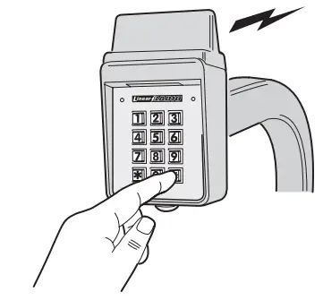 MDKP EF400208 WIRELESS KEYPAD TRANSMITTER 7