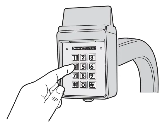 MDKP EF400208 WIRELESS KEYPAD TRANSMITTER 8
