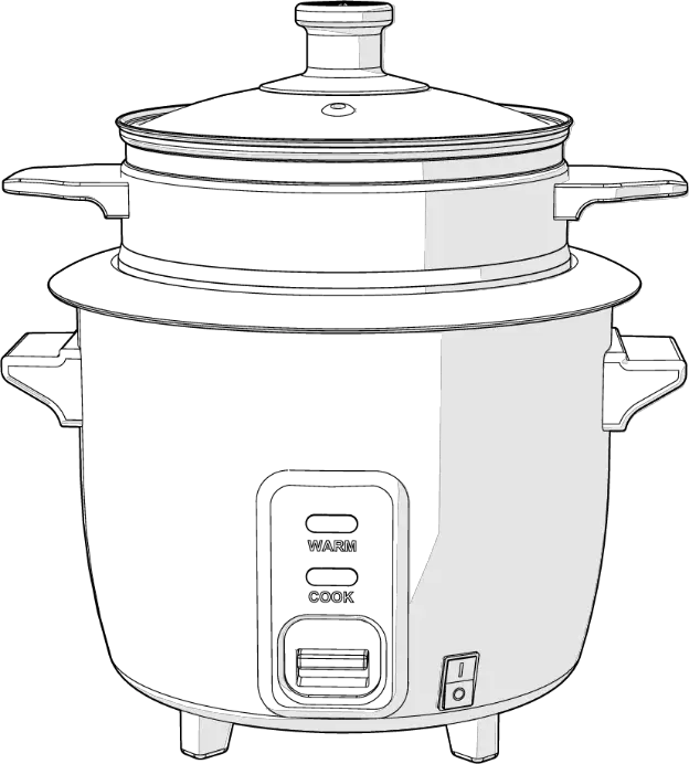 Nedis Karc06wt Rice Cooker User Manual