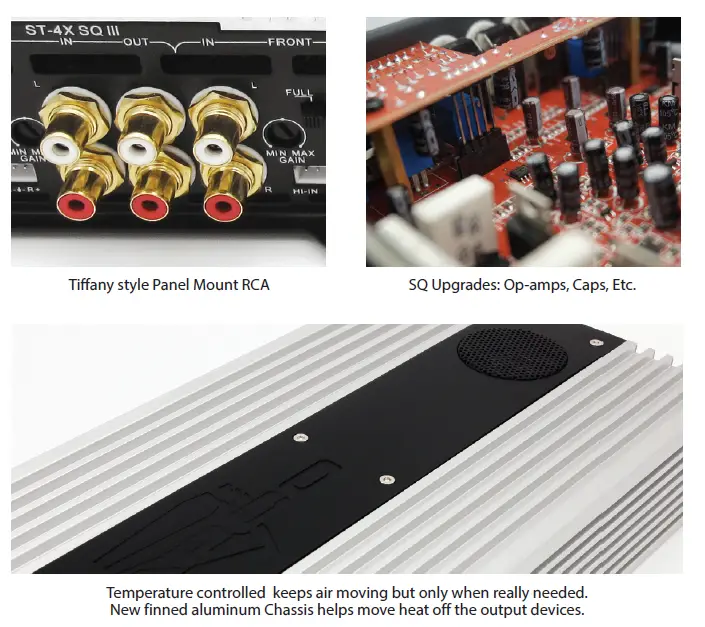 ZAPCO ST-X III 5-Channel 830W RMS ST-X Series Amplifier-fig1