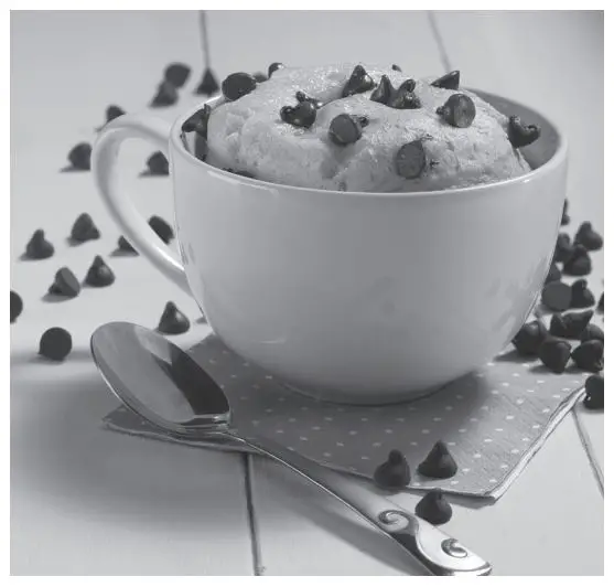 BLACK DECKER Digital Countertop Oven User Manual - SINGLE SERVE CHOCOLATE CHIP CAKE IN A MUG