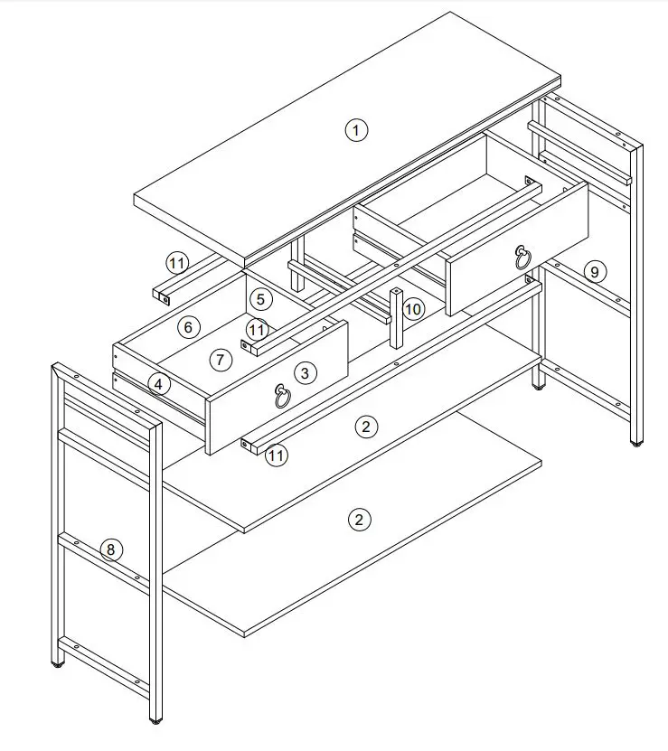 Tribesigns-HOGA-HQ0019-Console-Table-Drawers-fig-13