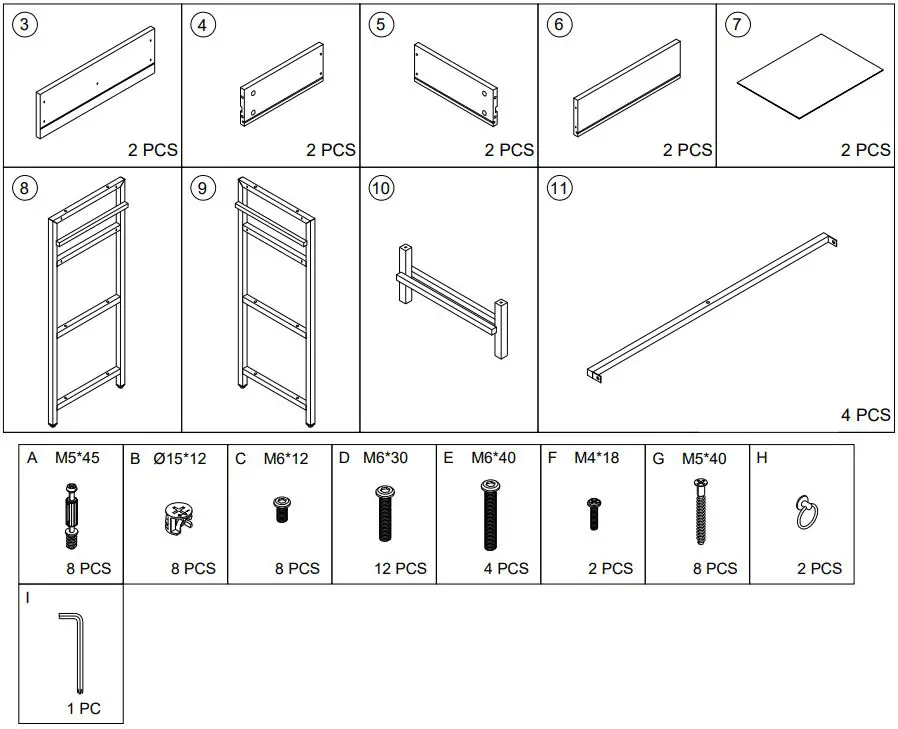 Tribesigns-HOGA-HQ0019-Console-Table-Drawers-fig-2