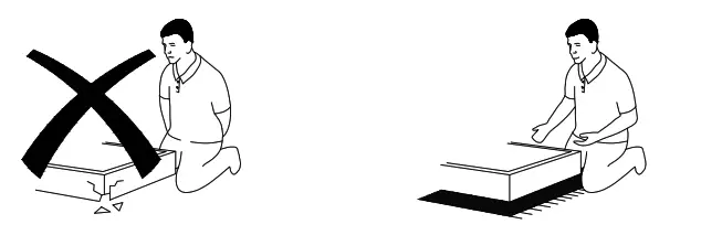 dams Connex 1600mm - ALWAYS HANDLE ITEMS WITH CARE