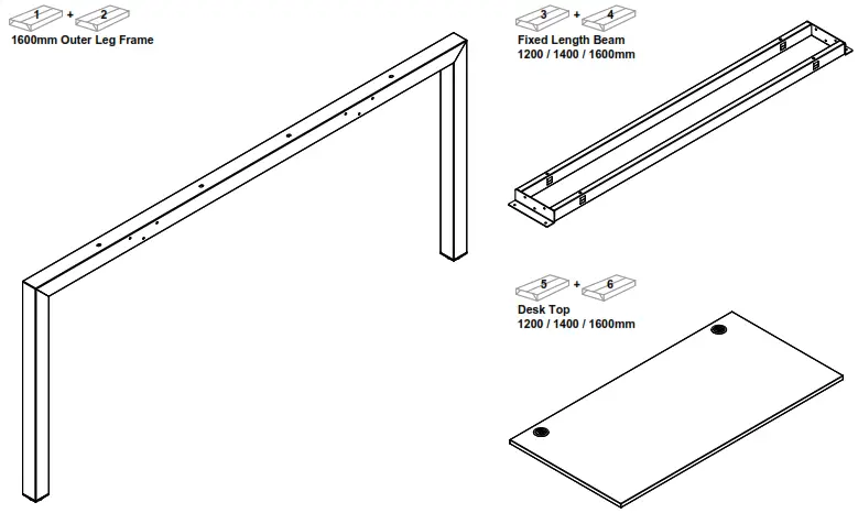 dams Connex 1600mm - Components!