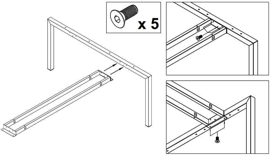 dams Connex 1600mm - Step 1