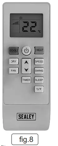 SEALEY SAC12000.V4 Portable Air Conditioner Dehumidifier Air Cooler Heater - fig8