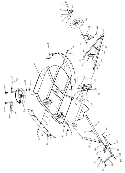 EXPLODED VIEW & PARTS LIST