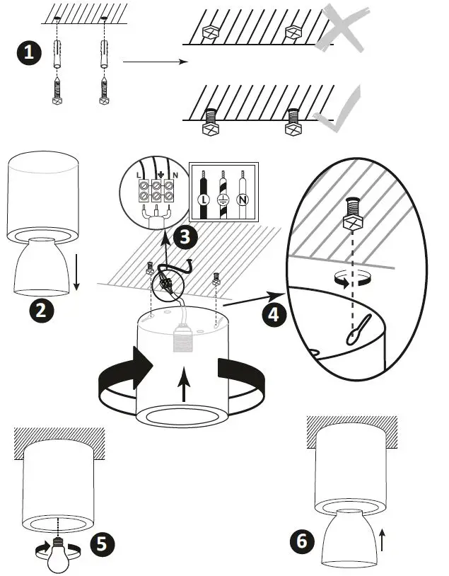 Svet sveti SA0831 CERES Ceiling Light fig 1