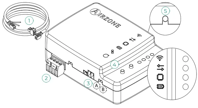 AIRZONE AZAI6WSCDA1 Aidoo Wi Fi Control - fig