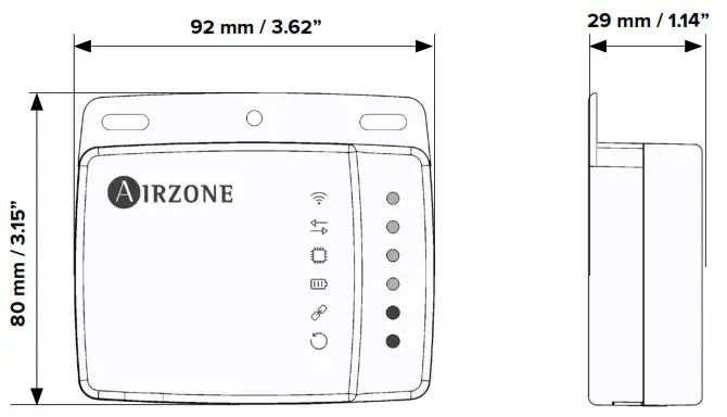 AIRZONE AZAI6WSCDA1 Aidoo Wi Fi Control