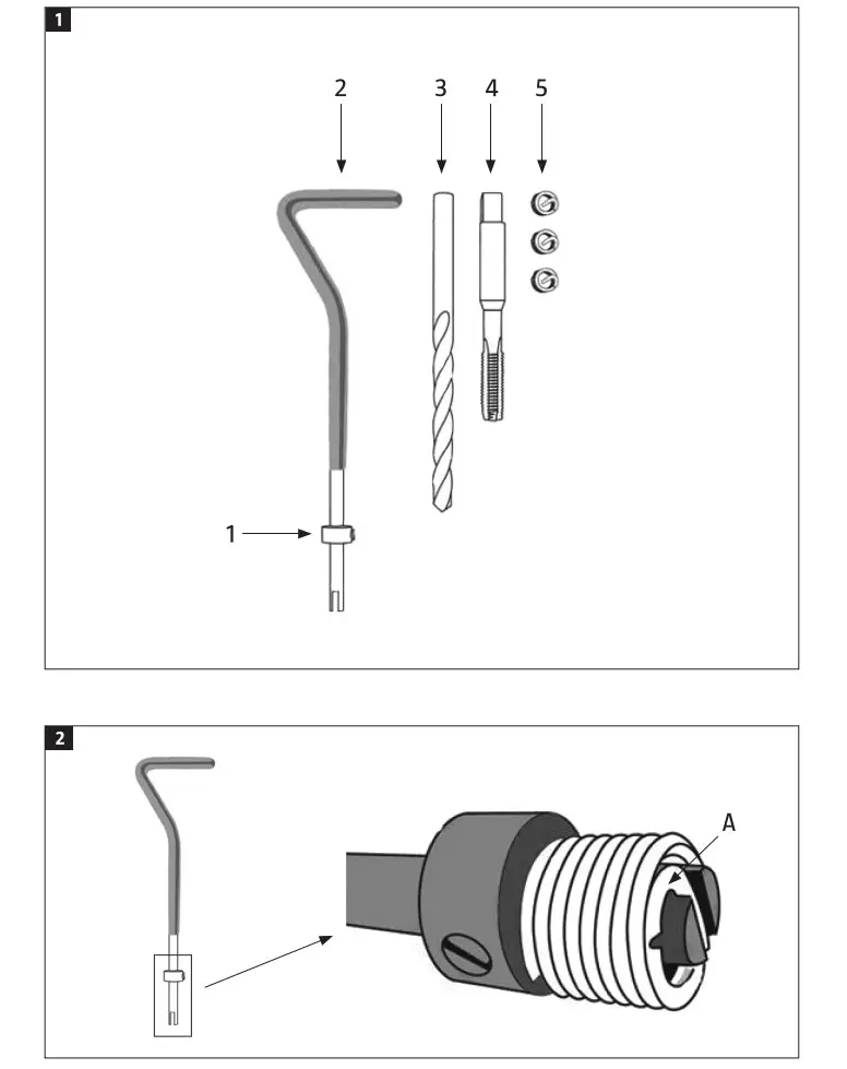 MEEC TOOLS 012194 Thread Repair Kit - Figure 1