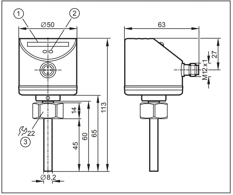 ifm SI0556 Flow Monitors - fig
