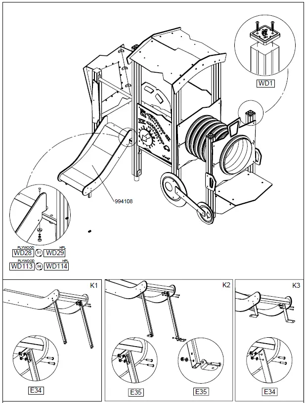 vinci play WD1551 Wooden Theme Train fig (22)