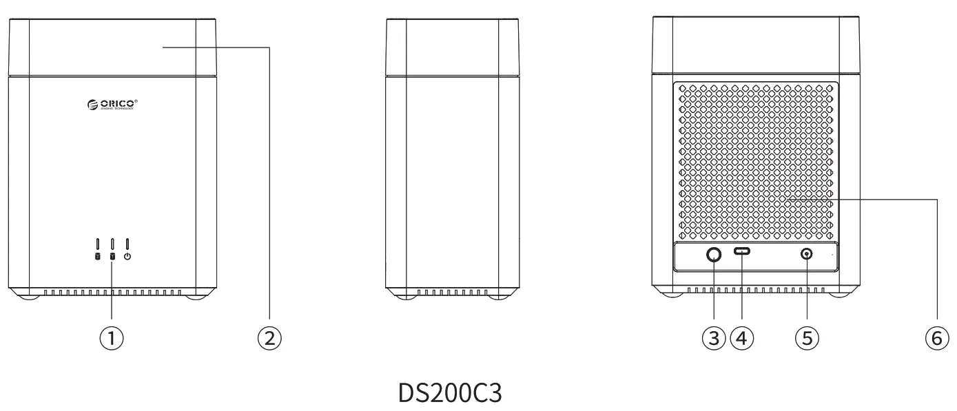 ORICO DS Type C Interface Series - Top Cover