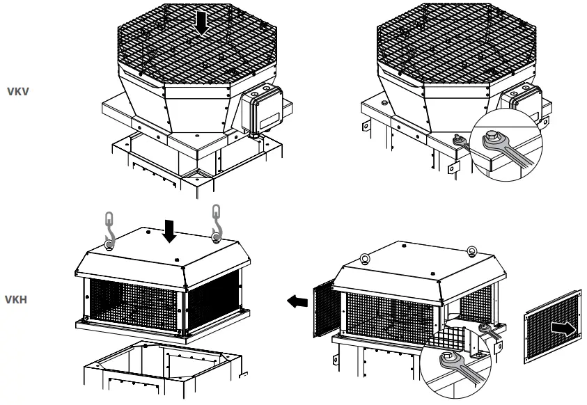 VENTS VKV Centrifugal Roof Fan - fig 2