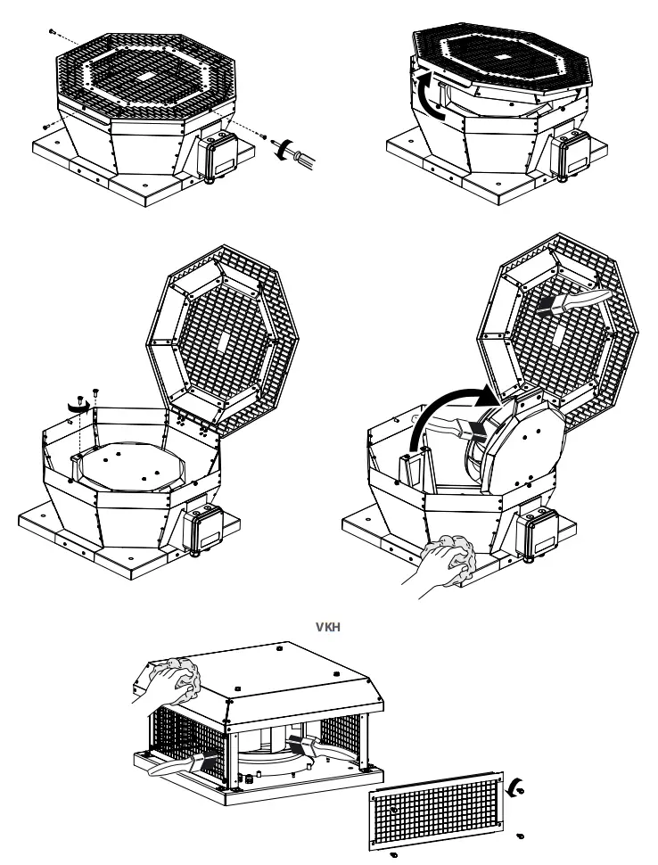 VENTS VKV Centrifugal Roof Fan - fig 7