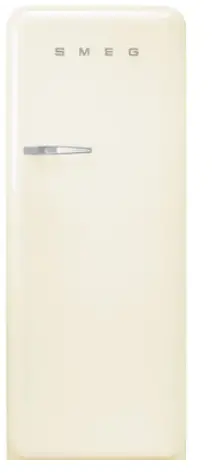smeg FAB28URCR3 Retro-style Single Door Refrigerator -