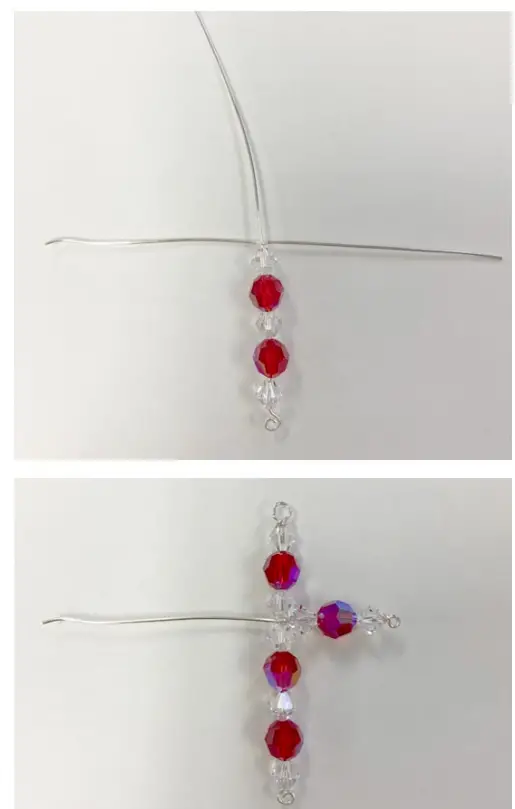 TOO cute BEADS Crystal Cross Earring Kit - Fig 1