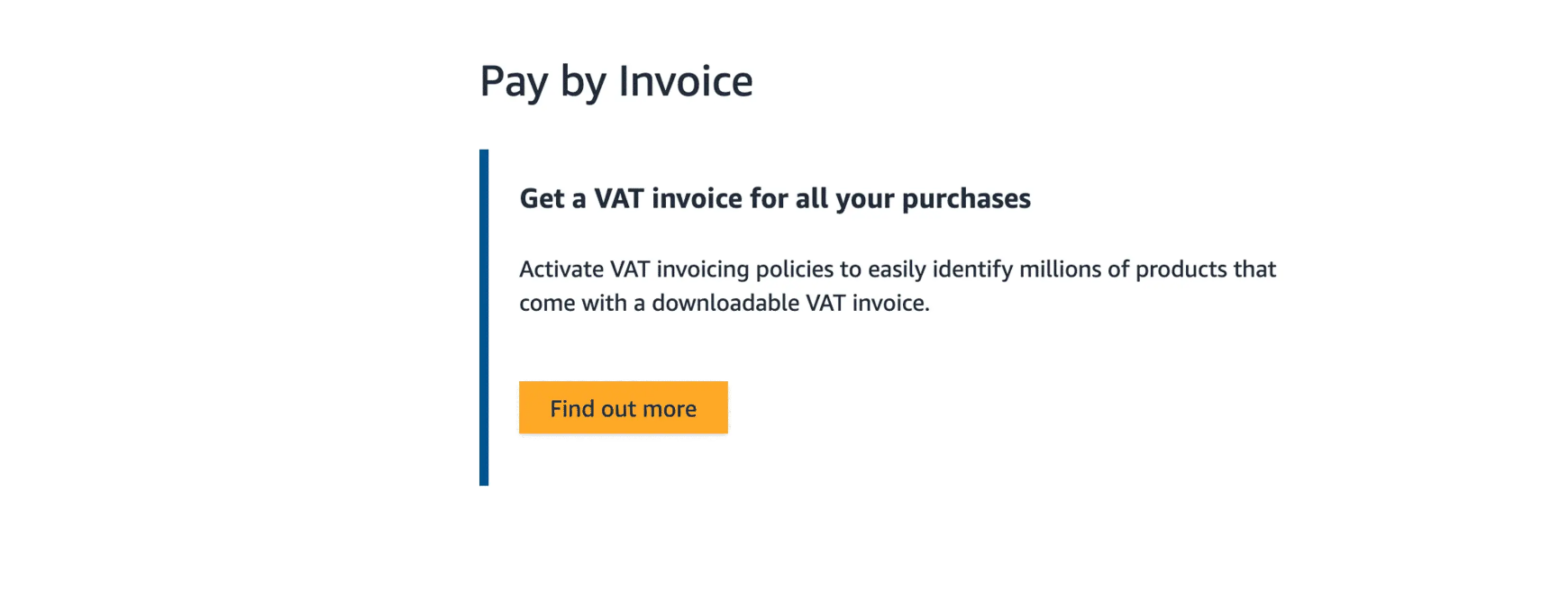 Amazon Business Pay By Invoice User Manual