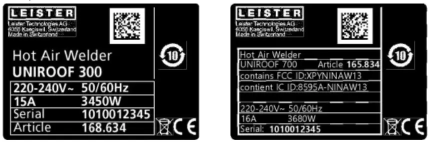 LEISTER UNIROOF 300 Welder - Fig 3