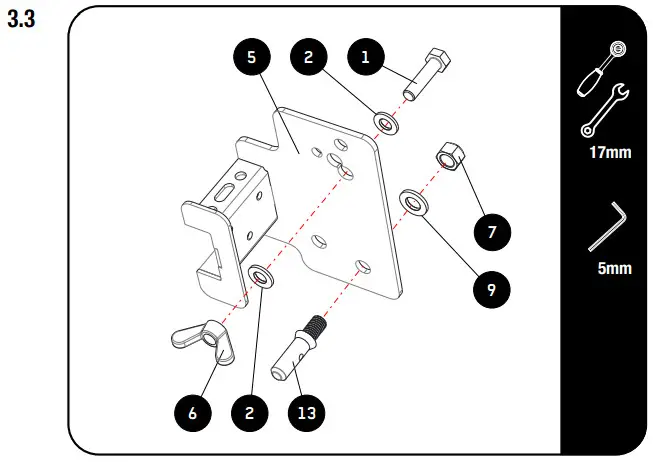 FRONT RUNNER JADA010 Hi-Lift Jack Bracket - Figure 6
