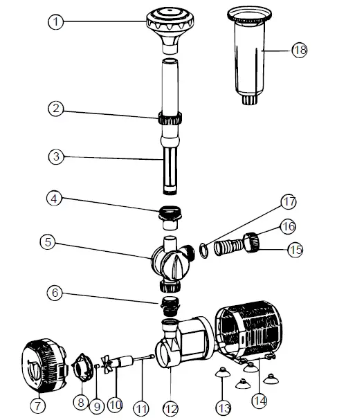 SUNSUN-CQB-2000-Series-Fountain-Pond-Pump-FIG-2